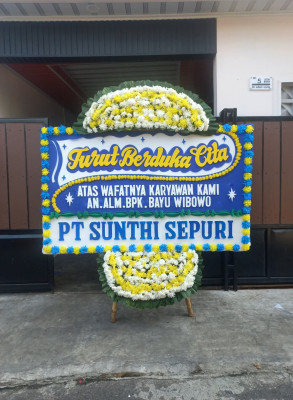 Papan Bunga Duka di Kaisenar